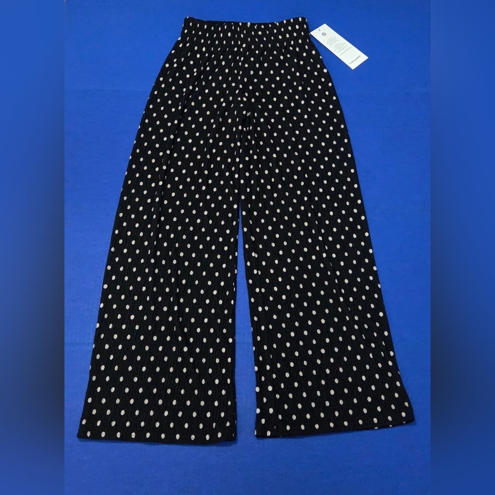 Black and White Polka Dot Pants